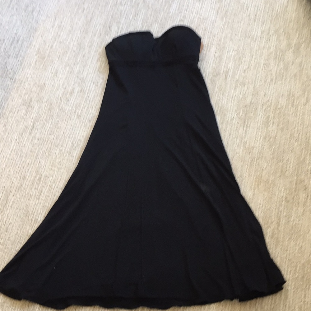 Small black strapless narcisco rodriguez dress